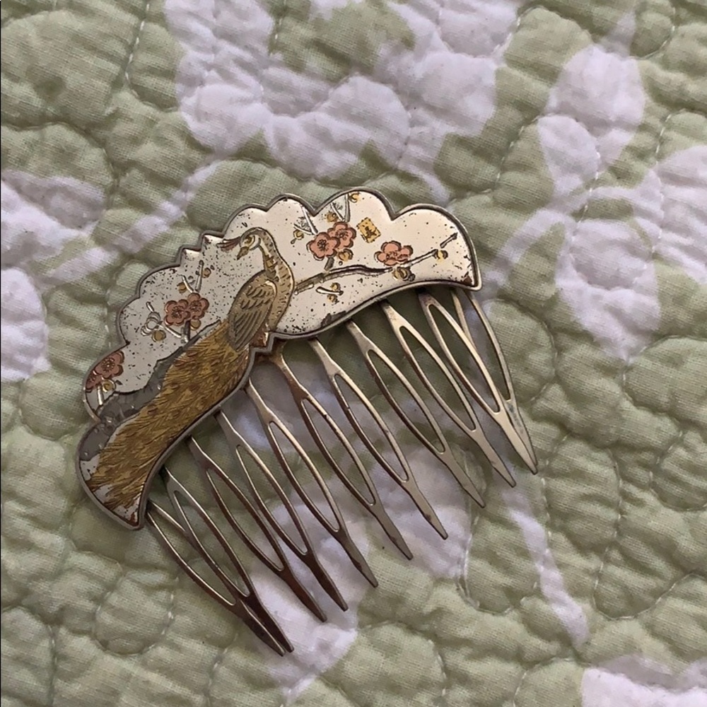 Vintage Peacock 🦚 Hair comb